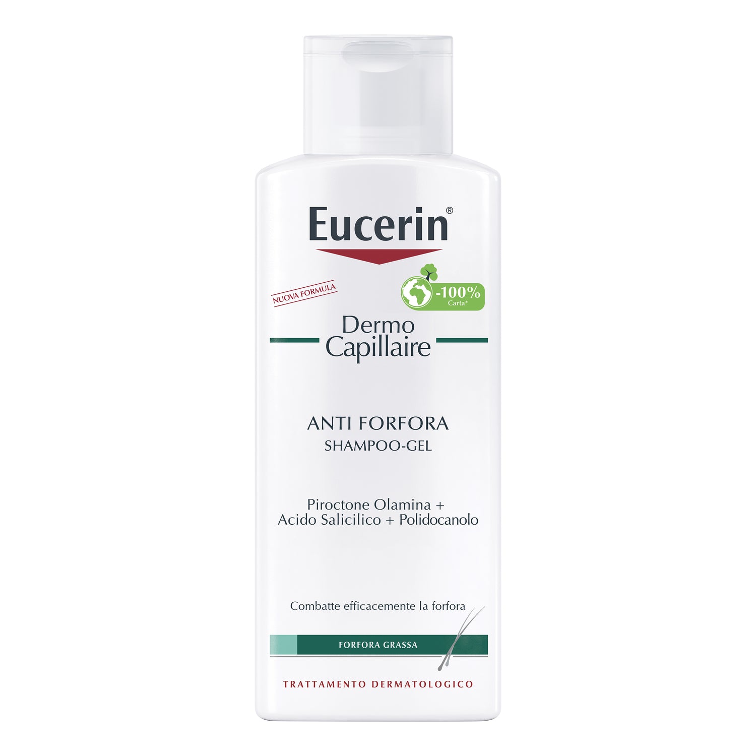 Eucerin Dermo Capillaire Shampoo-Gel Anti-Forfora Grassa 250ml