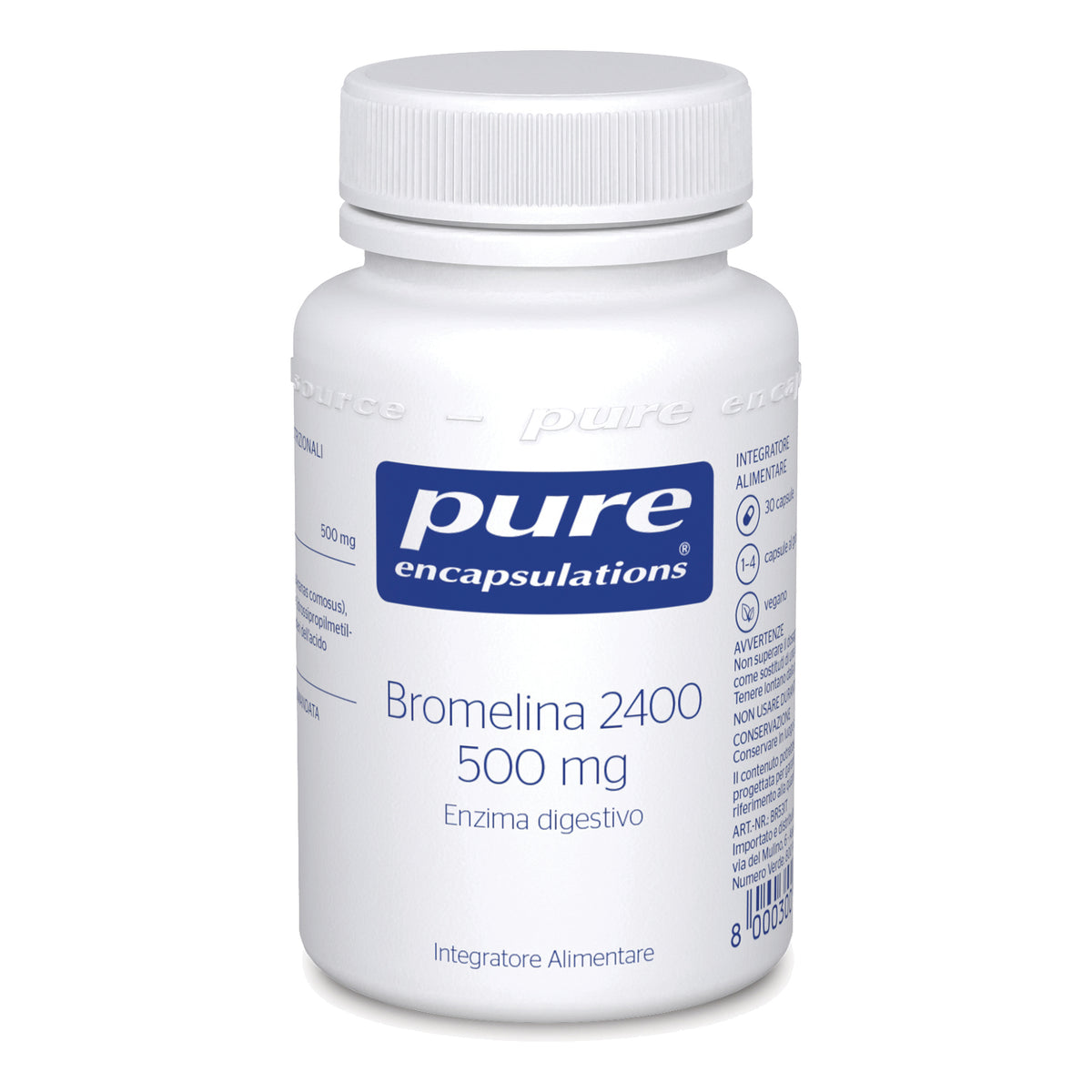 PURE ENCAPSUL BROMELINA 30CPS  