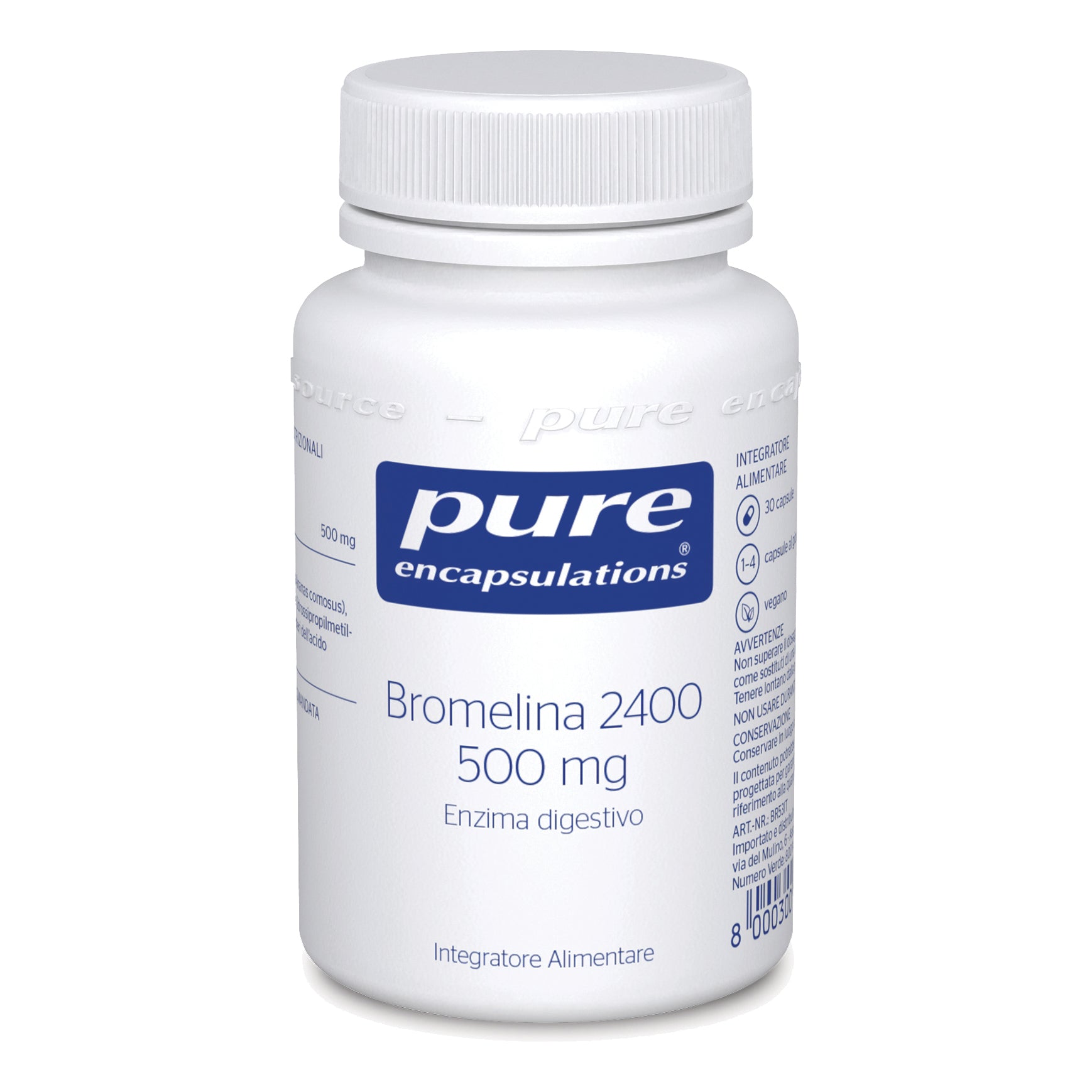 PURE ENCAPSUL BROMELINA 30CPS
