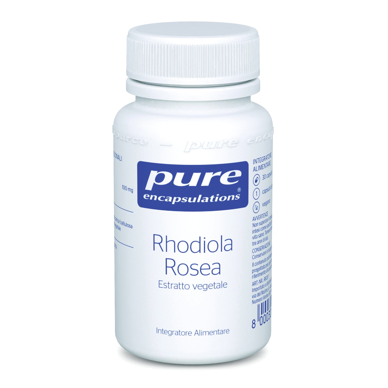 PURE ENCAPSUL RHODIOLA RO30CPS