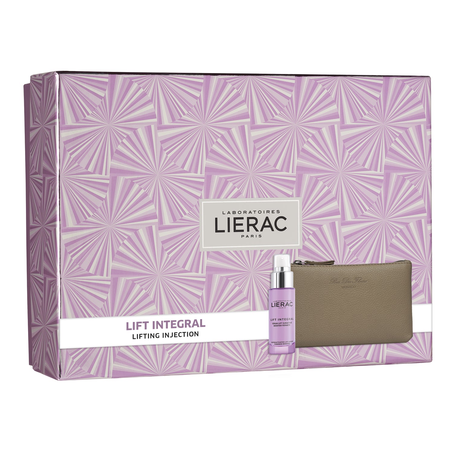 Lierac Cofanetto Lift Integral Siero 30ml + Pochette in pelle Rue des Fleurs