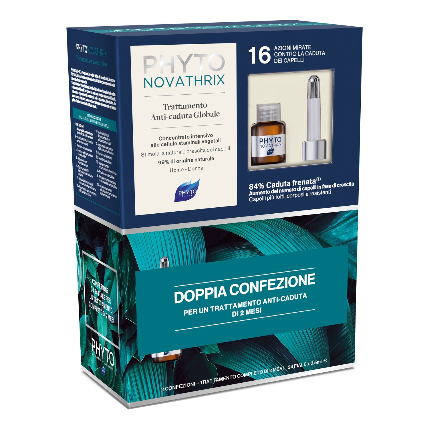 Phytonovatrix Trattamento Anticaduta Duo 12 + 12 Fiale