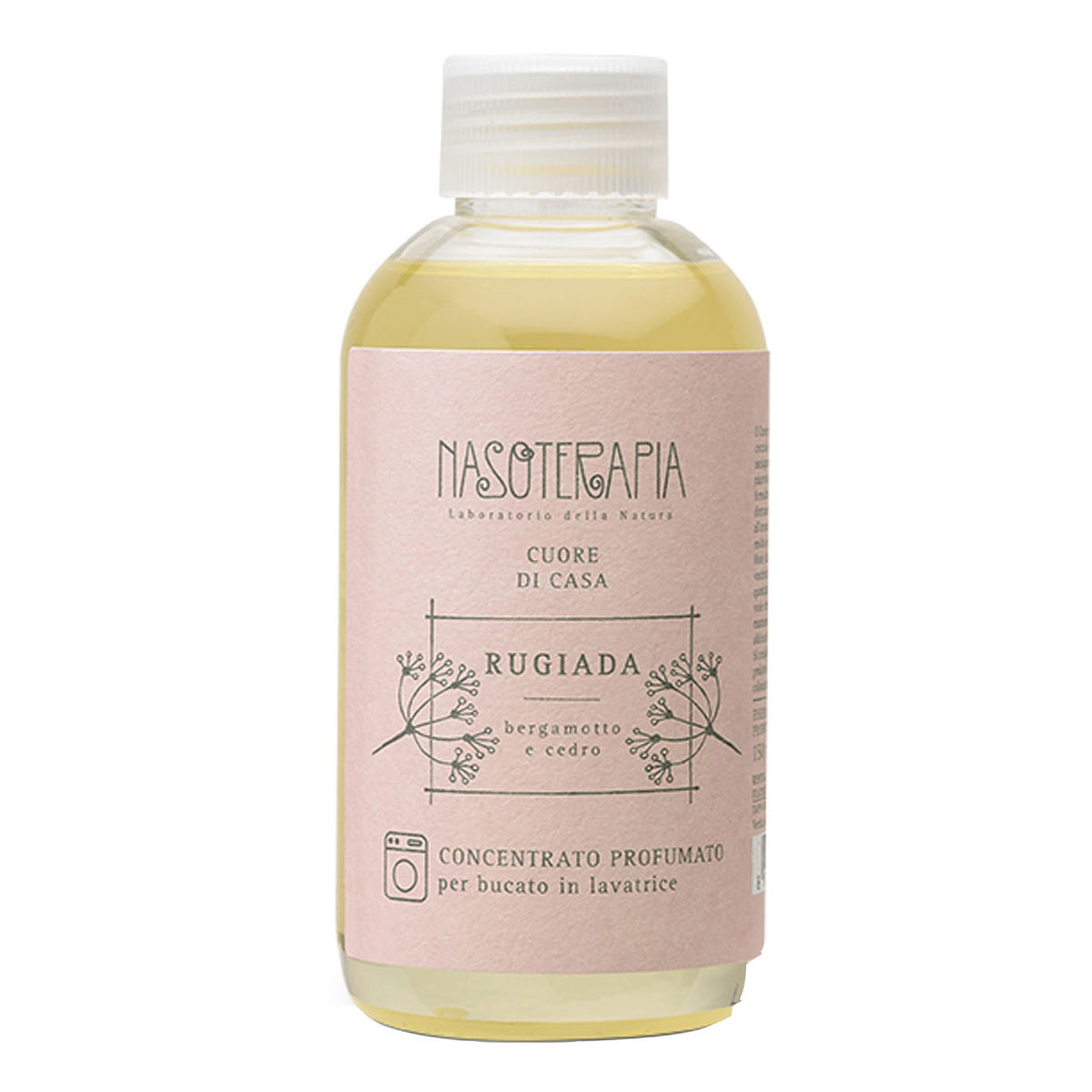 Nasoterapia Cuore Di Casa Rugiada - Concentrato Profumato Per Bucato In Lavatrice - Bergamotto E Cedro 150ml  
