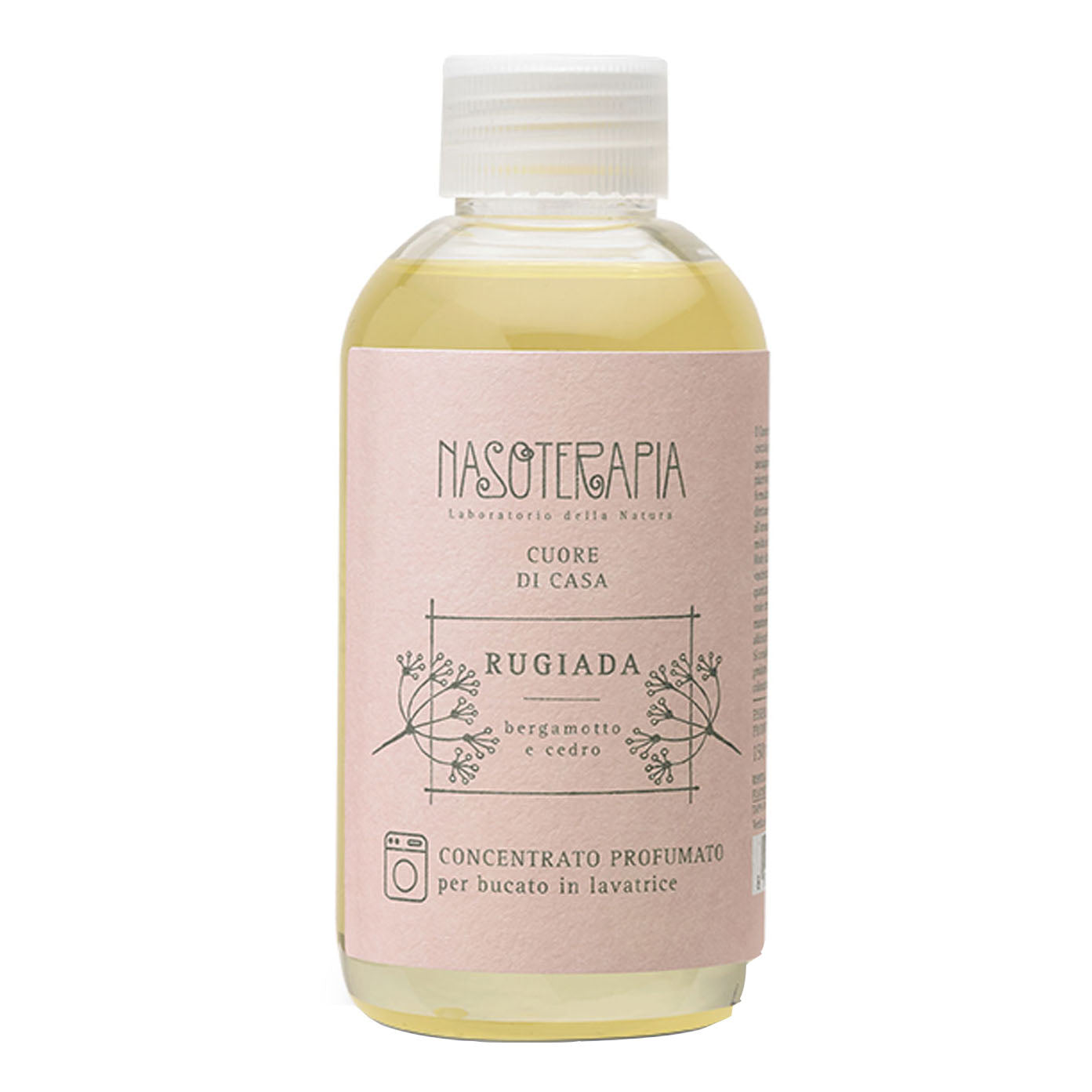 Nasoterapia Cuore Di Casa Rugiada - Concentrato Profumato Per Bucato In Lavatrice - Bergamotto E Cedro 150ml