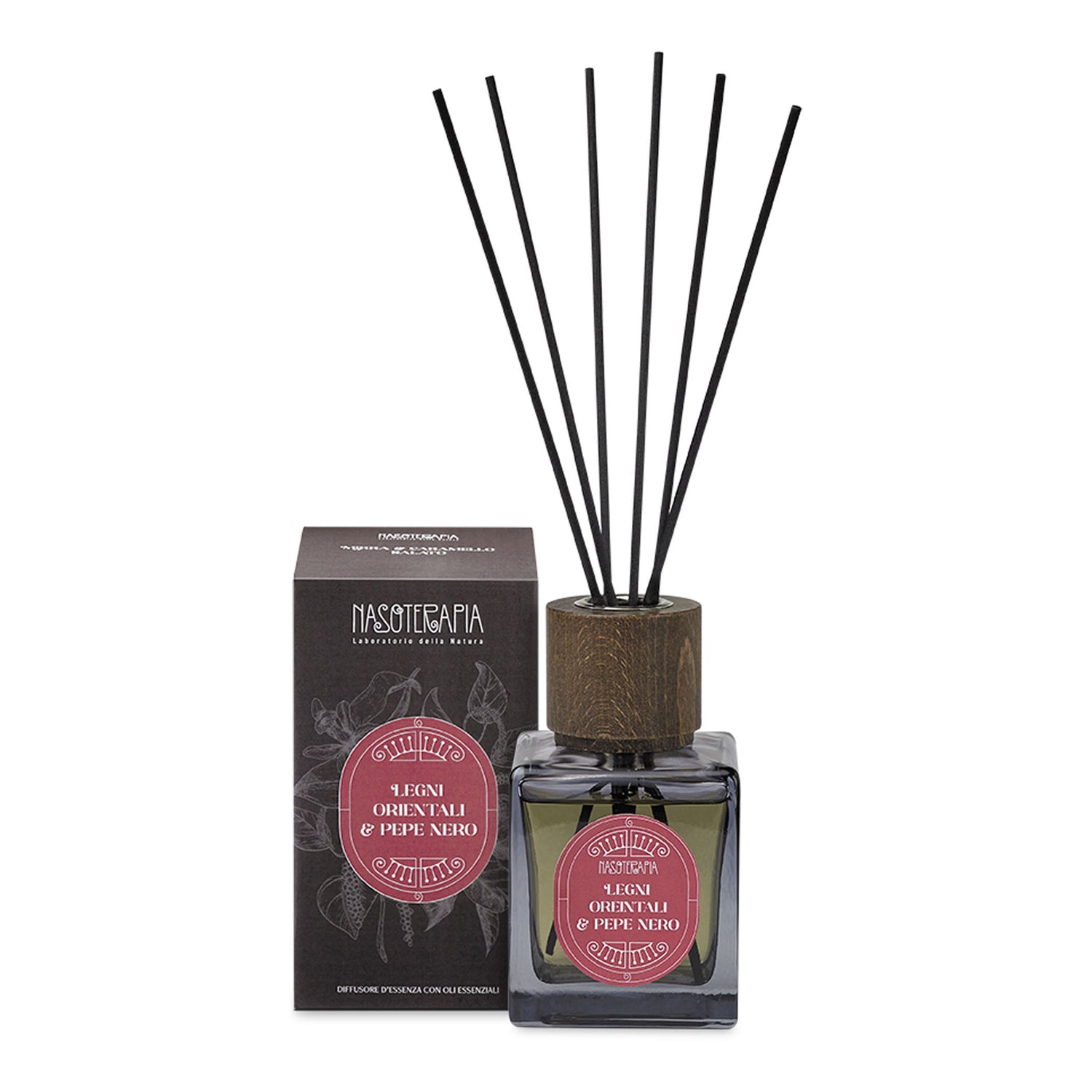 Nasoterapia Diffusore Bastoncini Legni Orientali e Pepe Nero 200ml