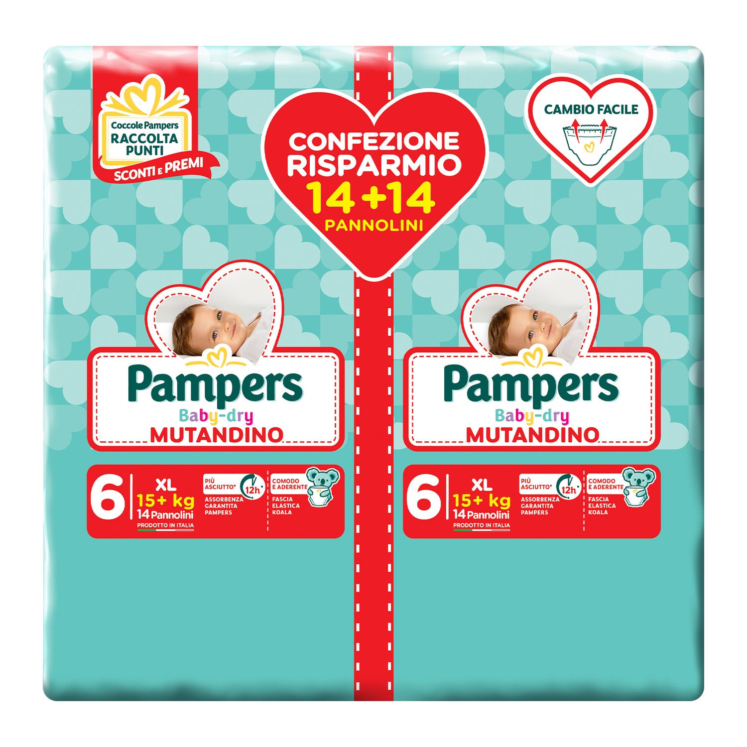 PAMPERS BD MUT DUO DWCT XL28PZ