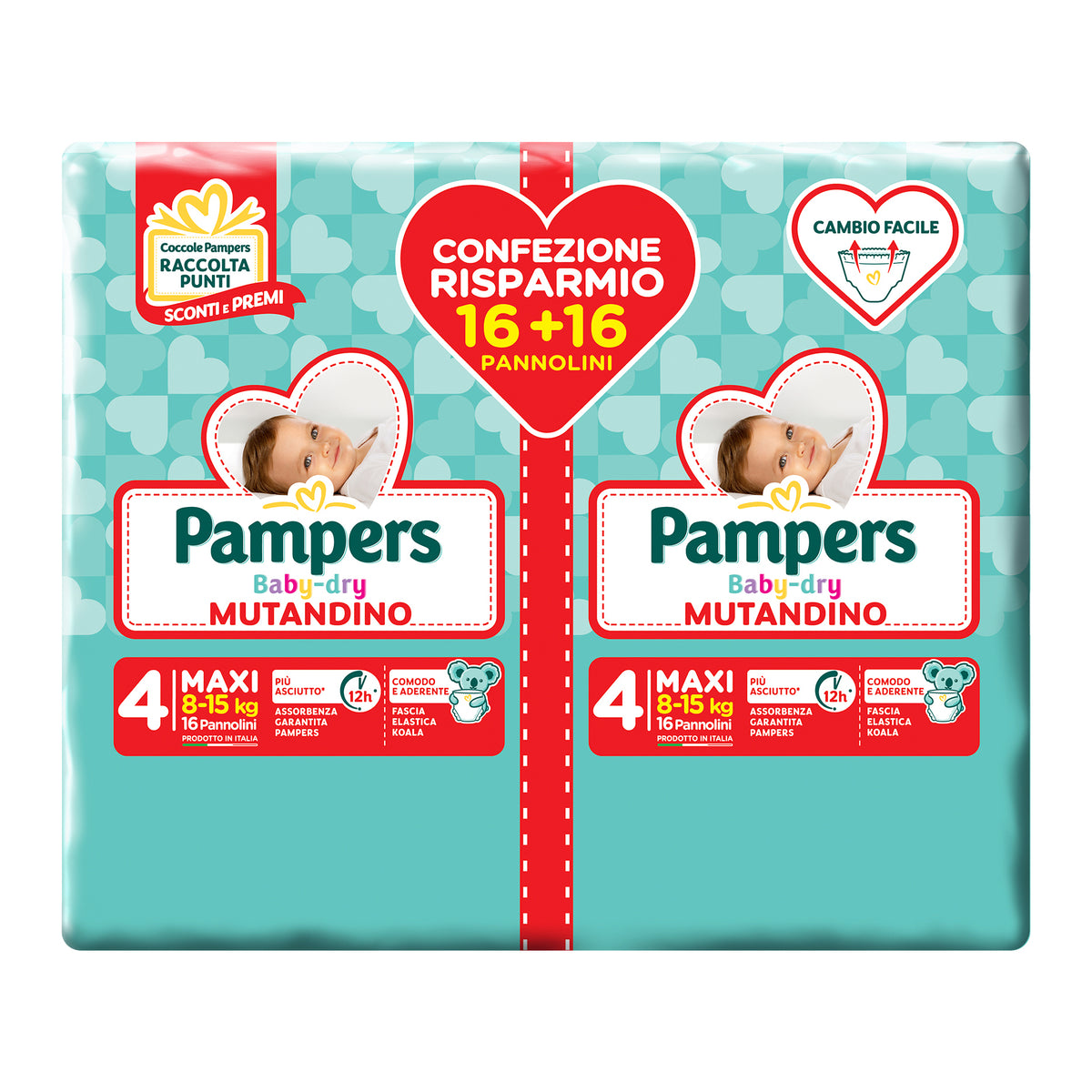 PAMPERS BD MUT DUO DWCT MAX32P  