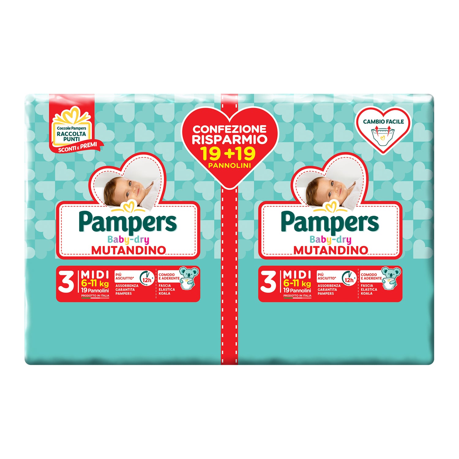 PAMPERS BD MUT DUODWCT MIDI38P