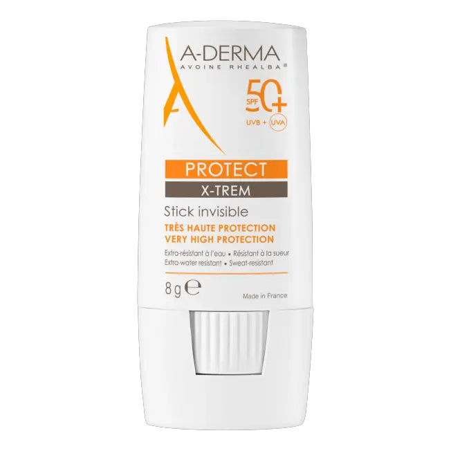 A-Derma Protect X-Trem | Stick Solare Invisibile SPF 50+ Zone Sensibili | 8 g  