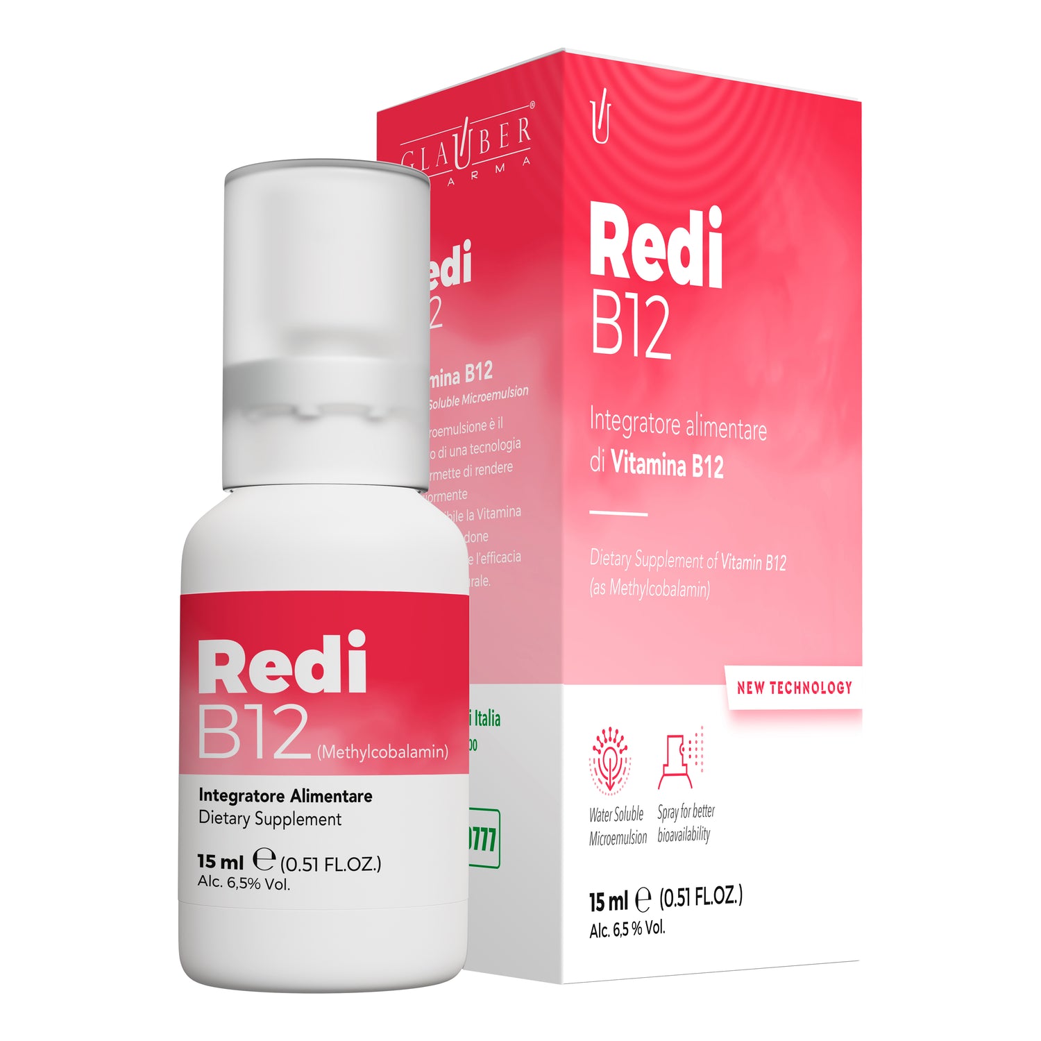 REDI-B12 SPRAY GLAUBER 15ML