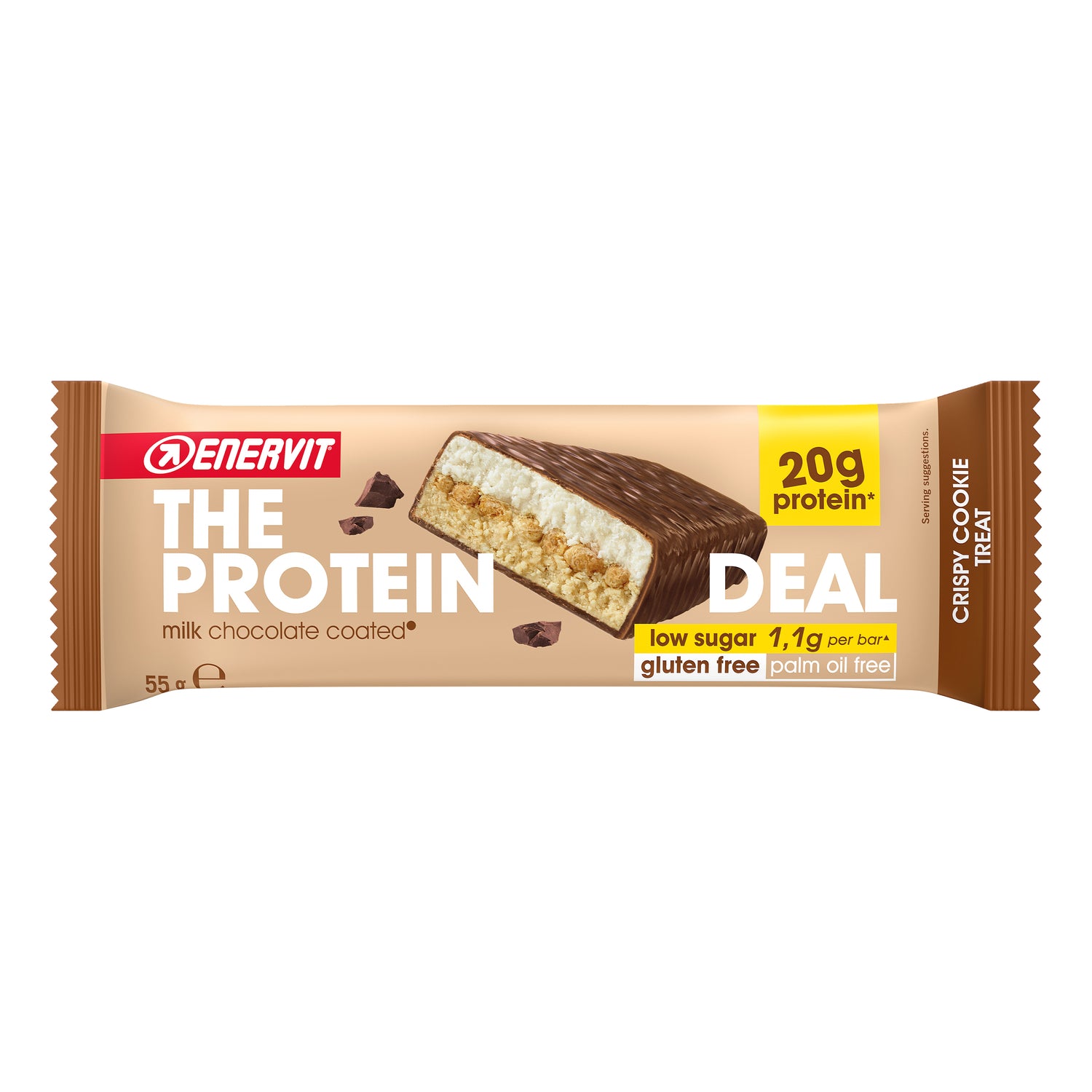 Enervit The Protein Deal Barretta Proteica Crispy Cookie Treat 55g