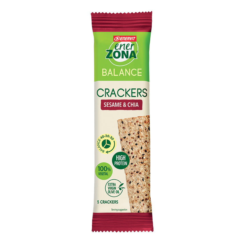 Enervit EnerZona Balance Cracker Sesamo e Chia 25g