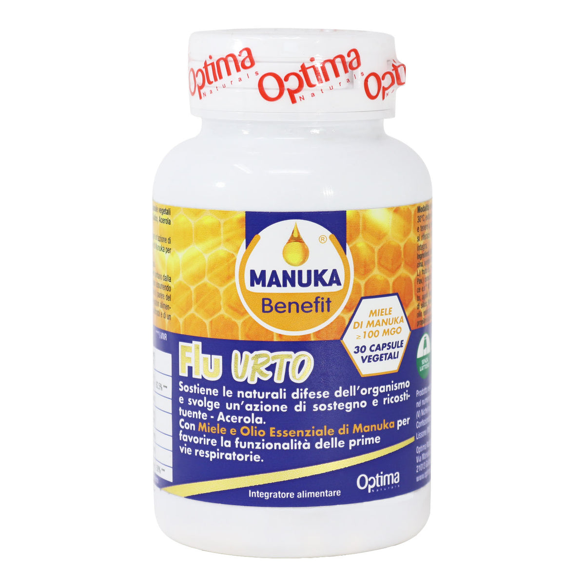 Manuka Benefit | Integratore Flu Urto Miele Manuka | 30 Capsule  