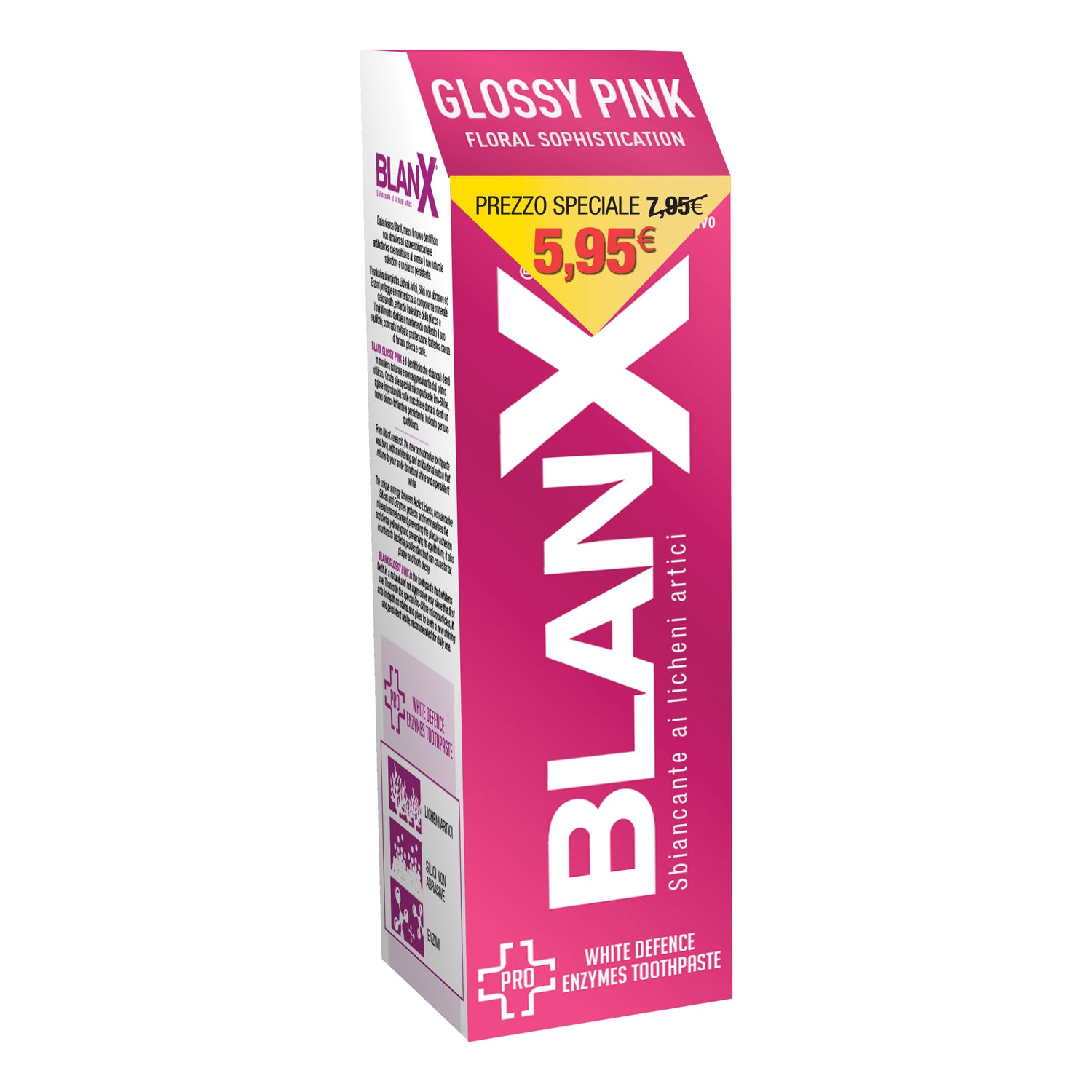 BLANX GLOSSY PINK DENTIF 75ML