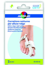 Master Aid Foot Care Correttore Notte Alluce Valgo (36-43) 2 Pezzi  