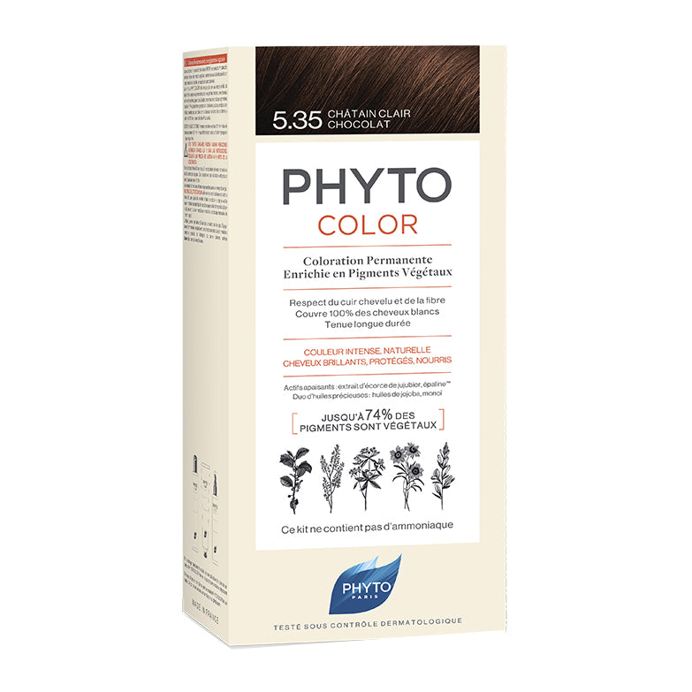Phyto Phytocolor Colorazione Permanente 5.35 Castano Chiaro Cioccolato