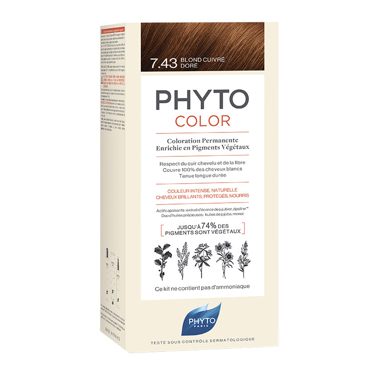 Phytocolor Colorazione Permanente 7,43 Biondo Ramato Dorato