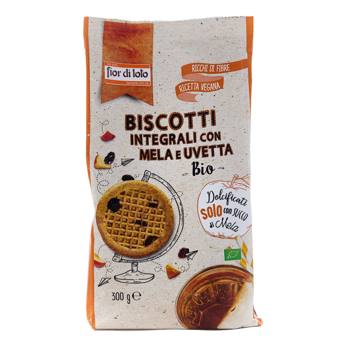 FIOR DI LOTO BISC INTEGR MELA  