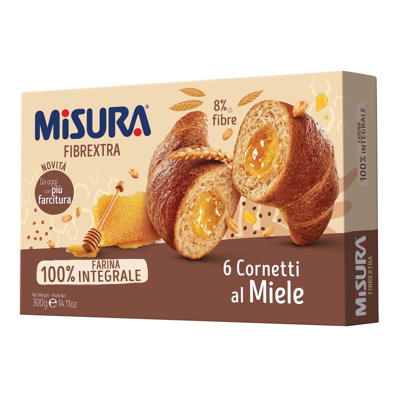 MISURA CORNETTI FIBRE EX MIELE