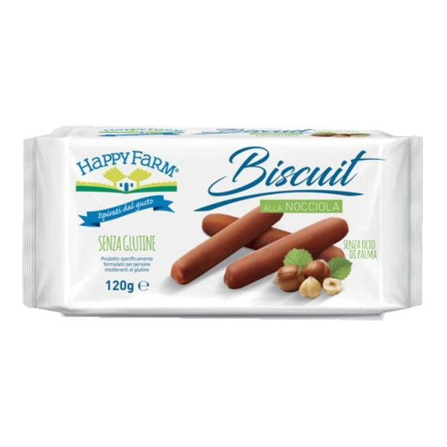 HAPPY FARM BISC NOCCIOLA 120G
