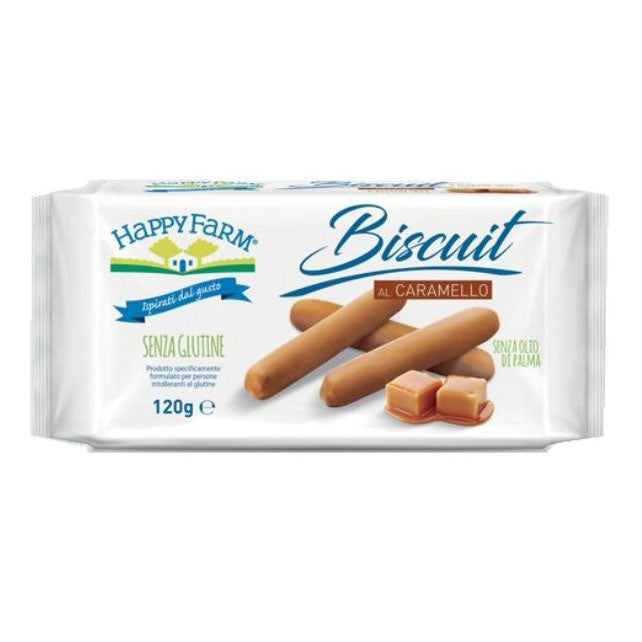 HAPPY FARM BISC CARAMELLO 120G
