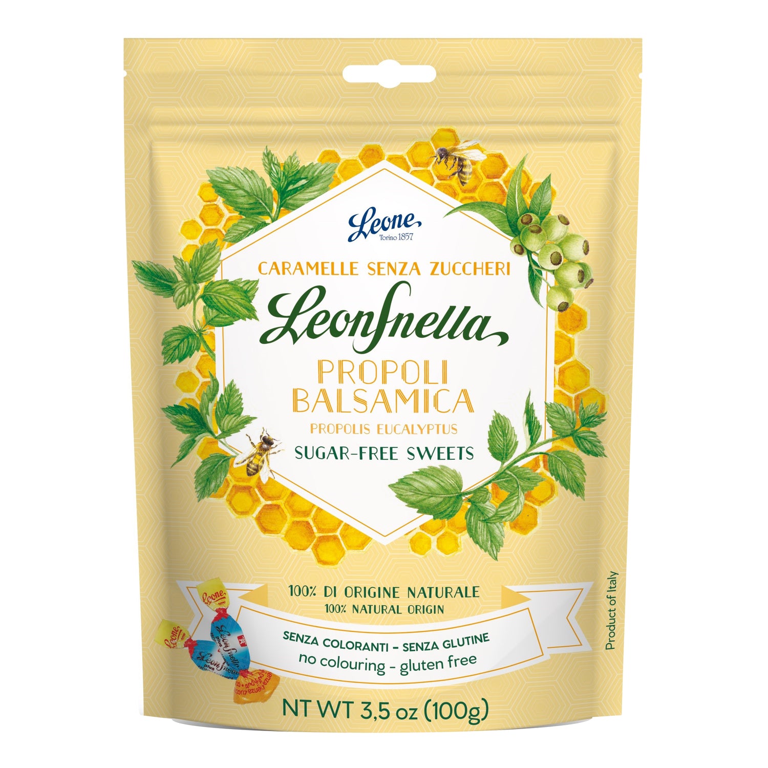 Leonsnella Caramelle Stand Up Propoli Balsamica 100g