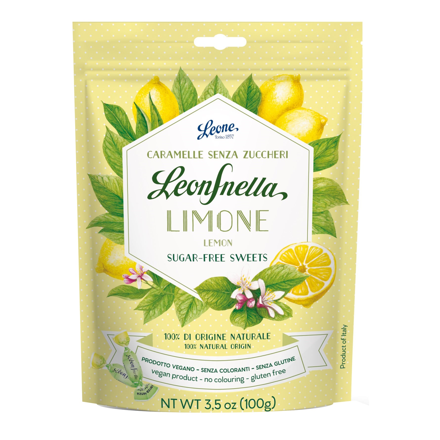Leonsnella Caramelle Stand Up Limone 100g

