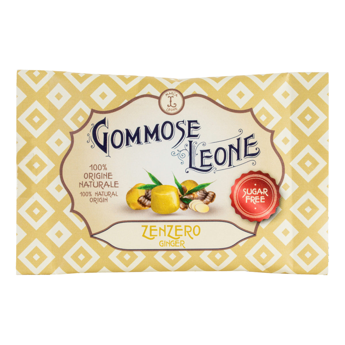 Leone Pastiglie Gommose Senza Zuccheri Zenzero 35G  