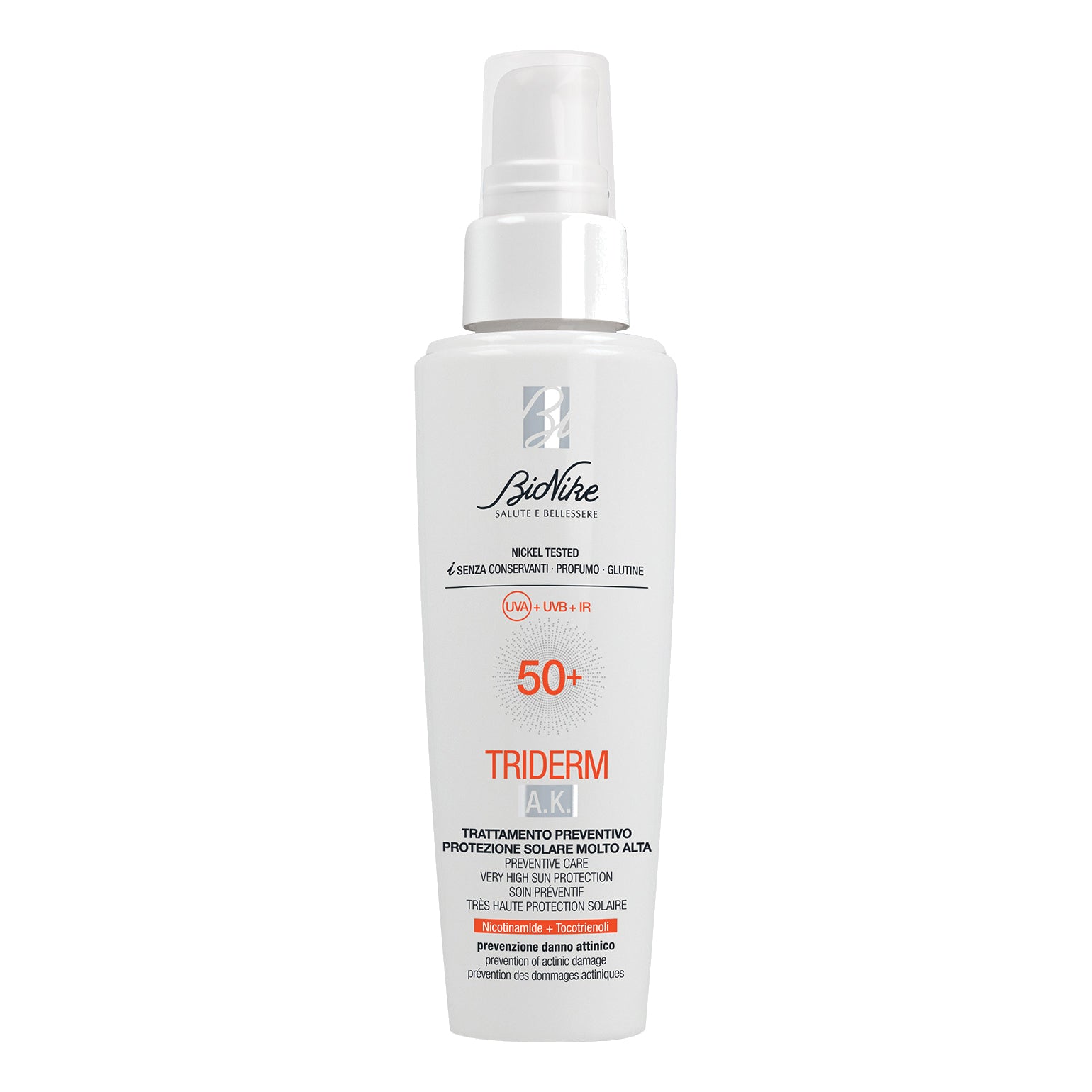 Triderm Ak Spf 50+ Trattamento Solare Prevenzione Cheratosi Attiniche 50ml
