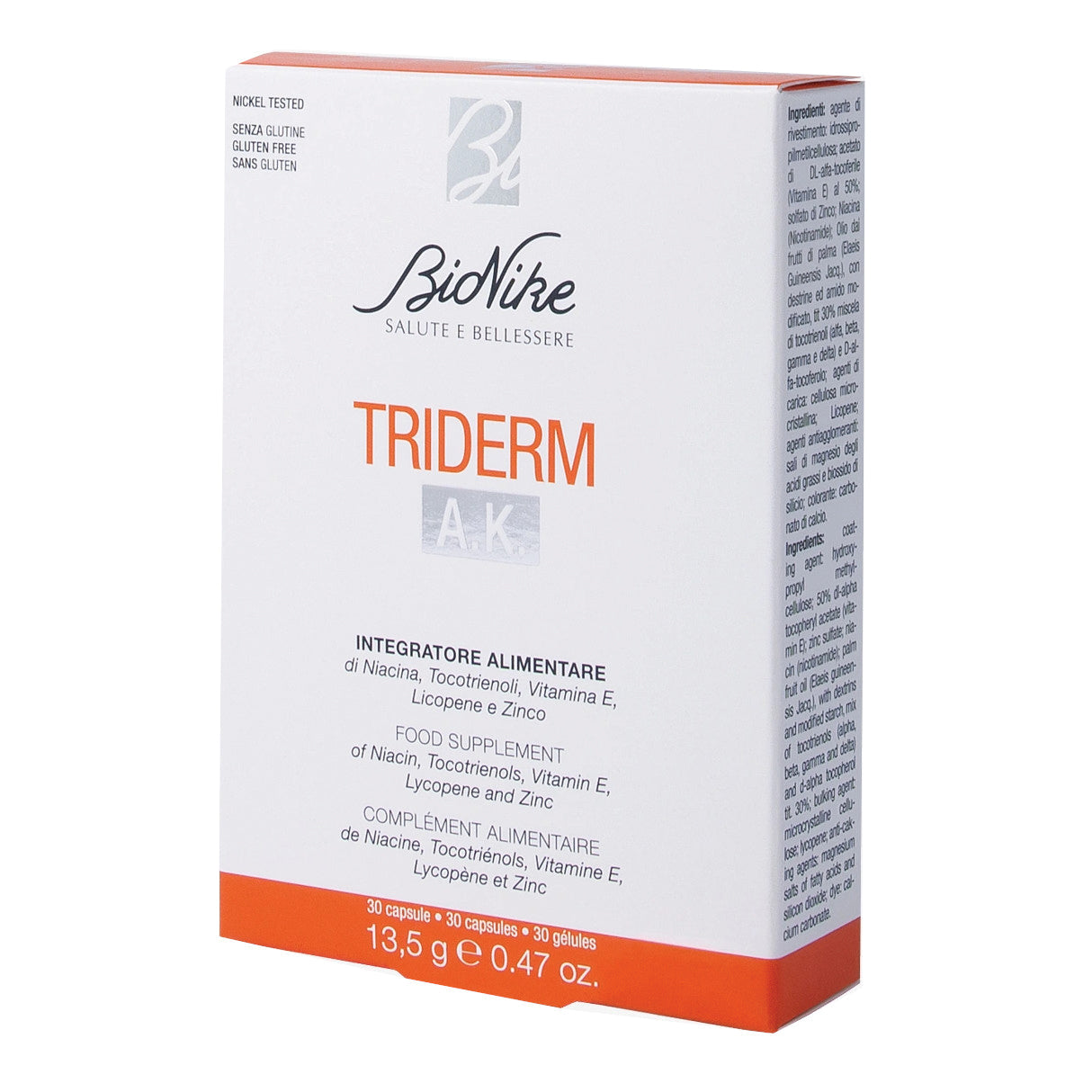 Triderm Ak Prevenzione Cheratosi Attiniche 30 Capsule