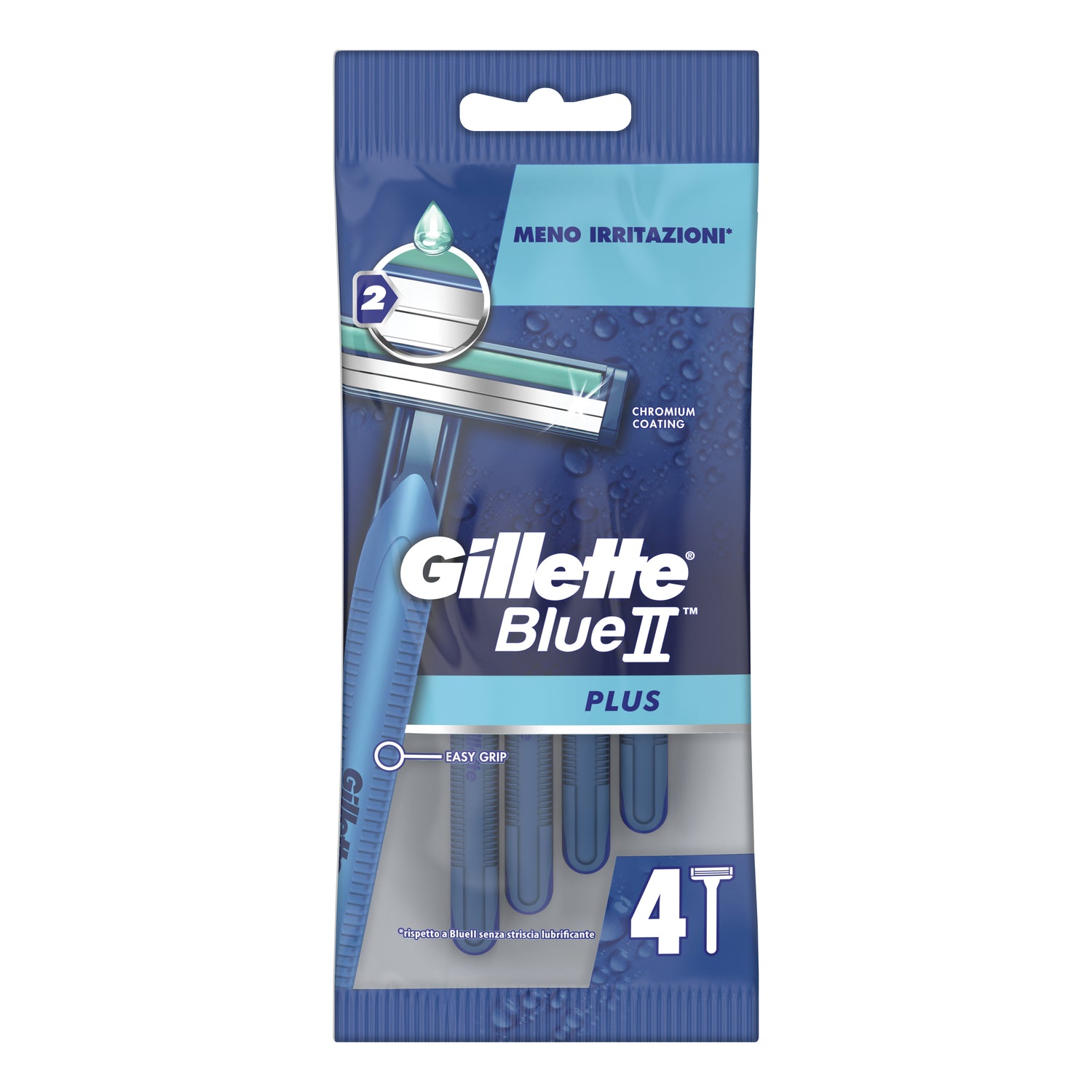 Gillette Blue II Usa & Getta Plus 4 Pezzi