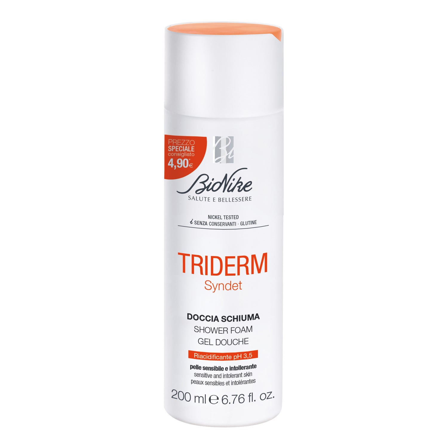 Triderm Syndet Doccia Schiuma Riacidificante pH 3,5 200ml