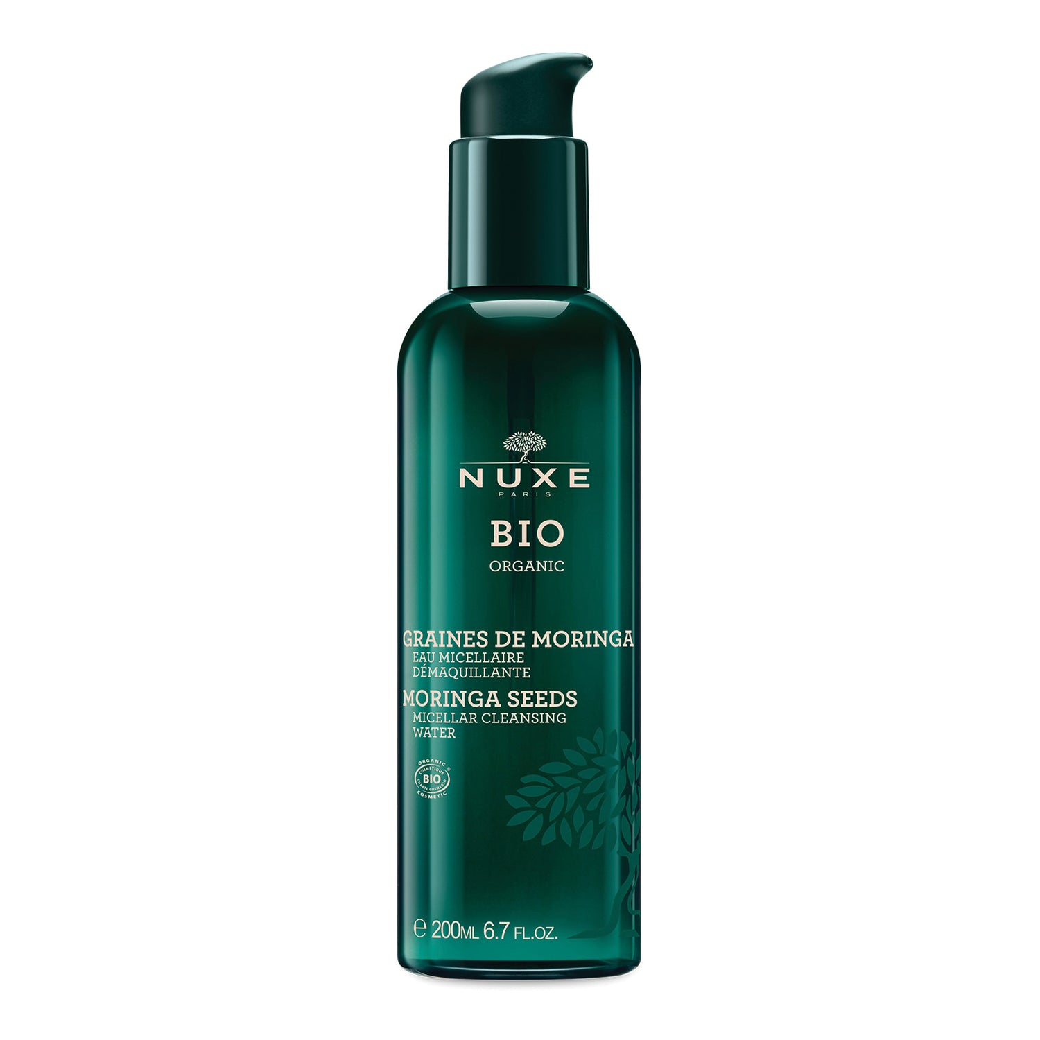 Nuxe Bio Organic Graines Moringa Acqua Micellare Struccante Viso Occhi 200 ml