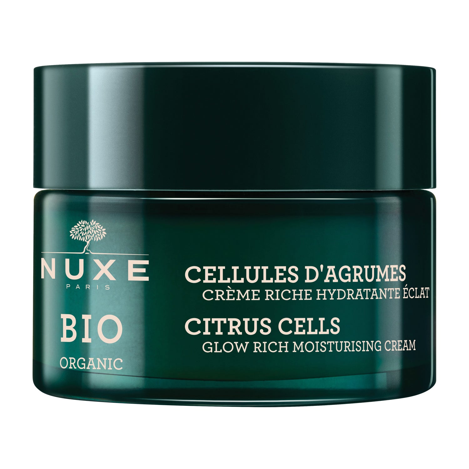 Nuxe Bio Organic Cellules D'Agrume Crema Ricca Idratante Luminosità Viso 50ml