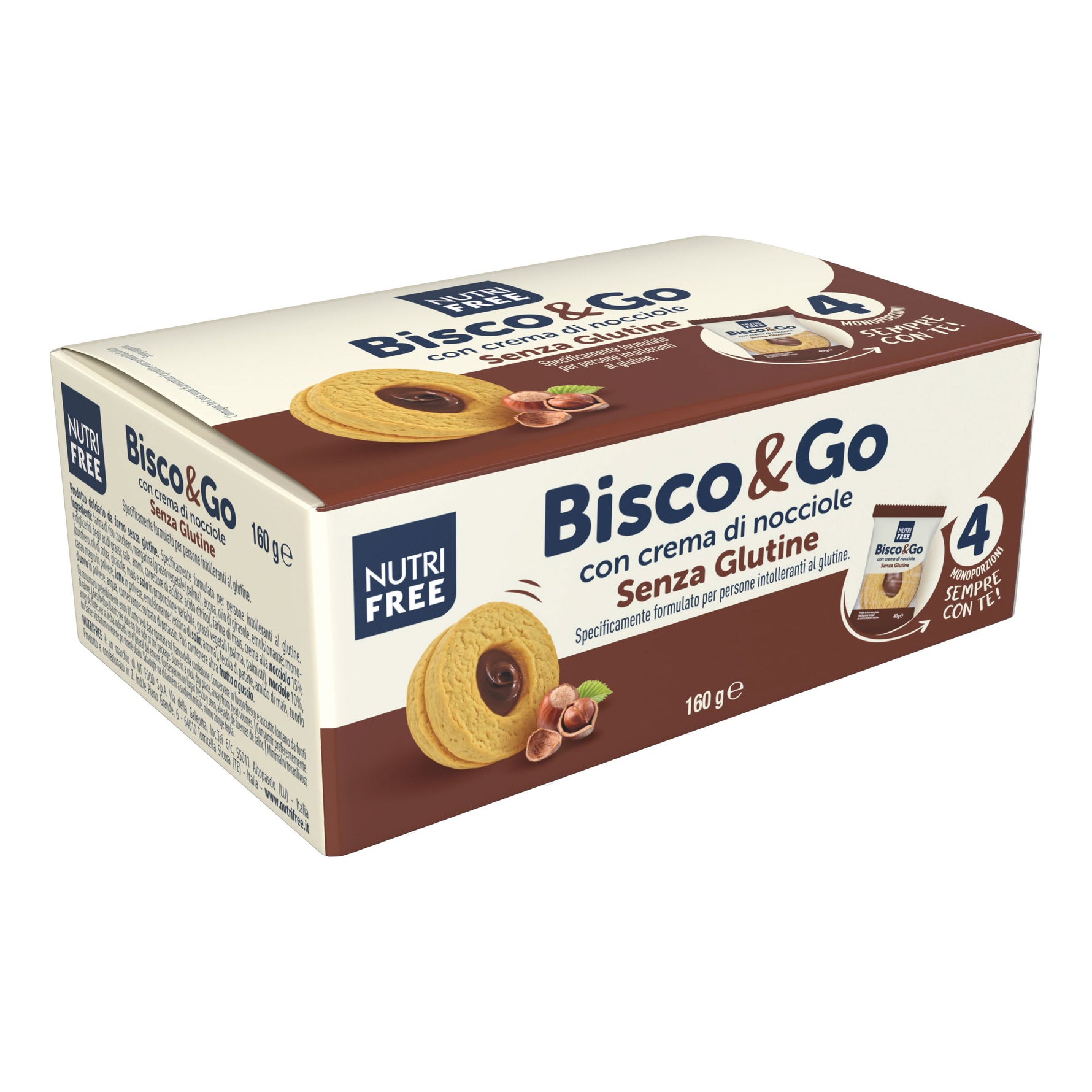 NUTRIFREE BISCO&amp;GO CR NOC4X40G
