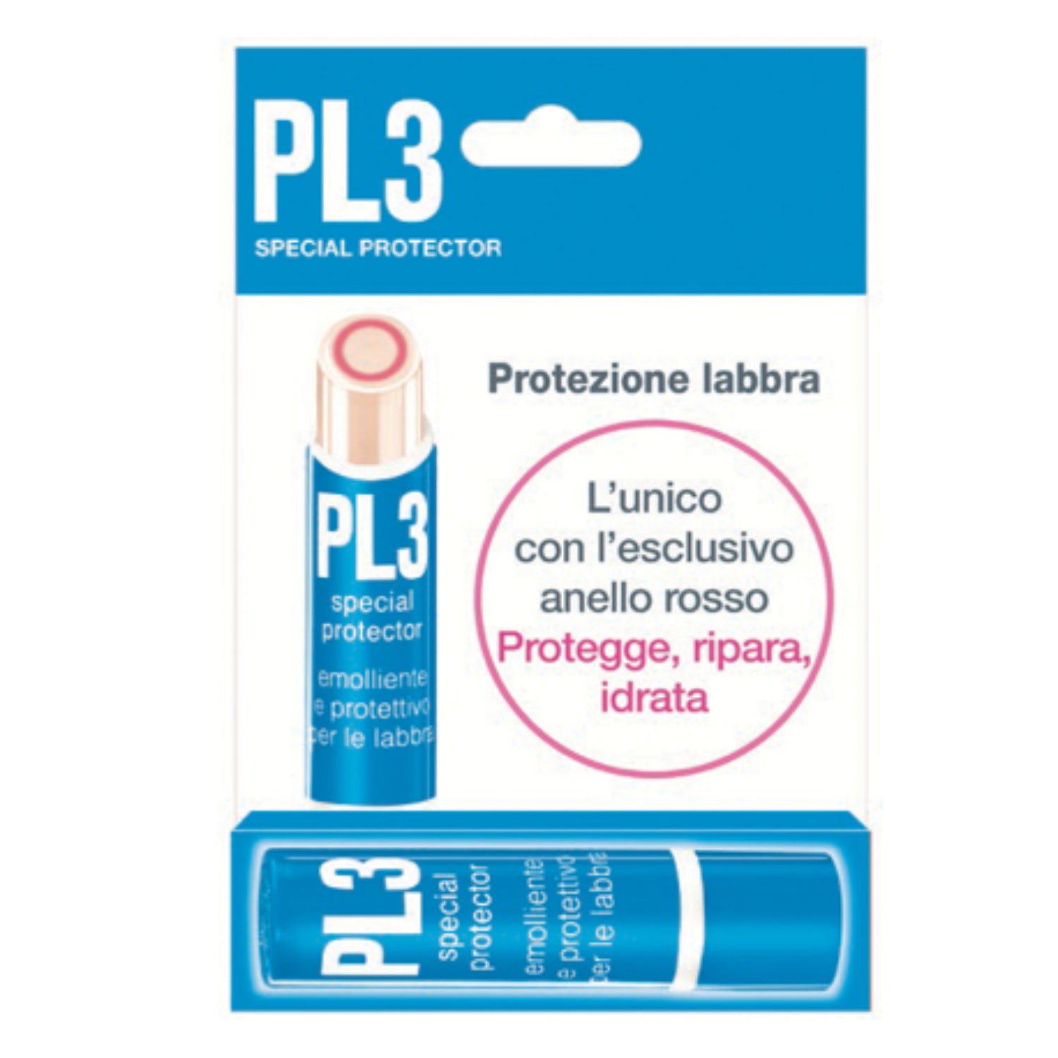PL3 Special Protector | Stick Labbra Protettivo per Sport e Climi Estremi con Astuccio | 5g
