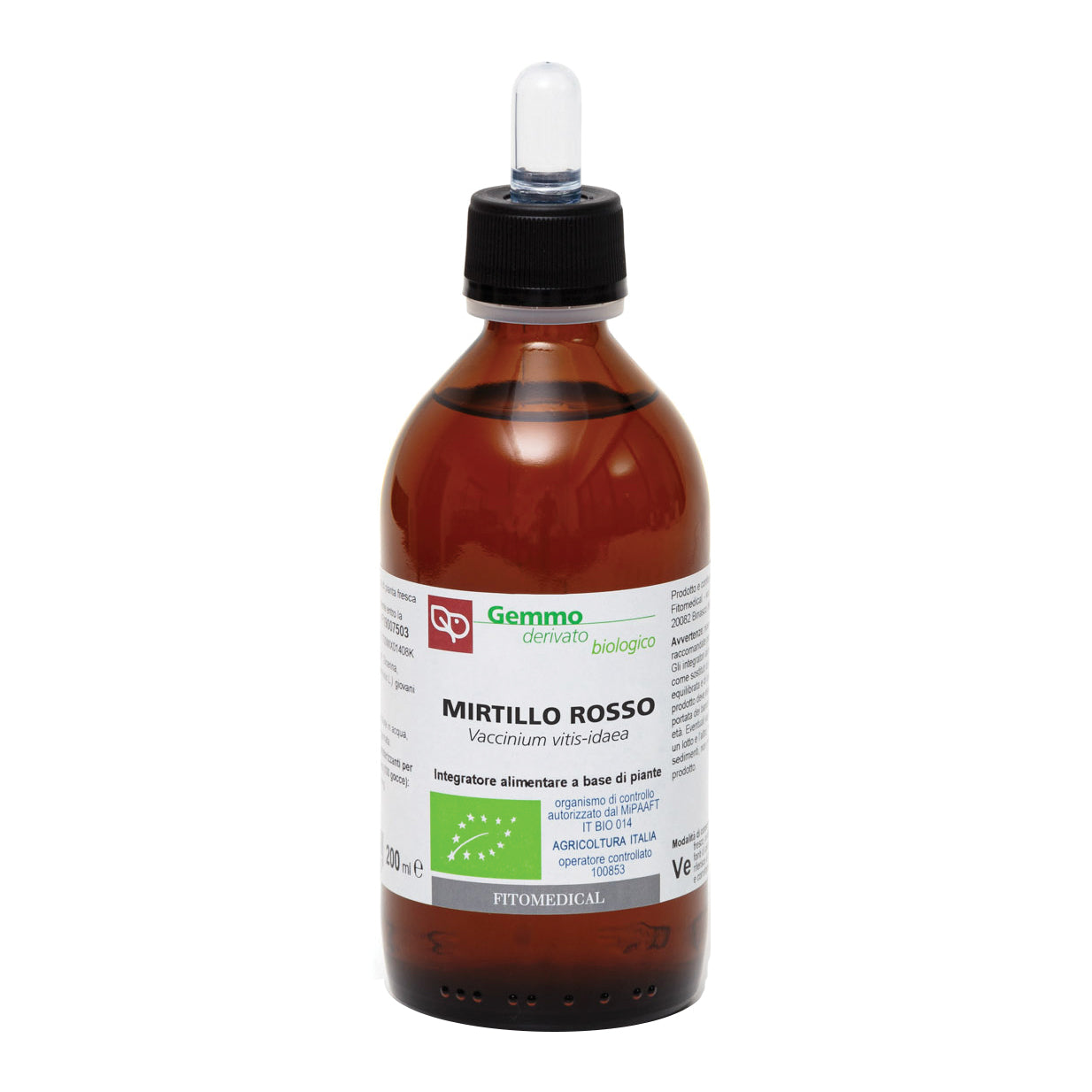 MIRTILLO ROSSO MG 200ML BIO