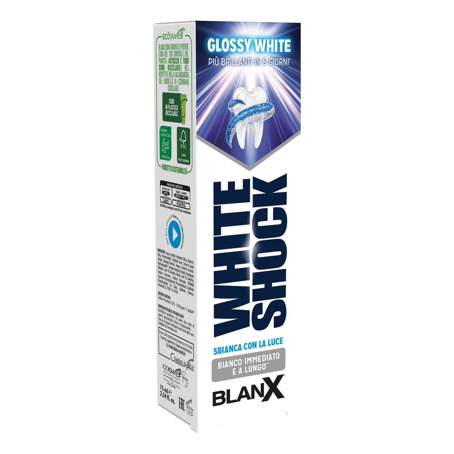 Blanx Black Collutorio Ai Carboni Attivi Sbiancante E Antimacchia 500ml