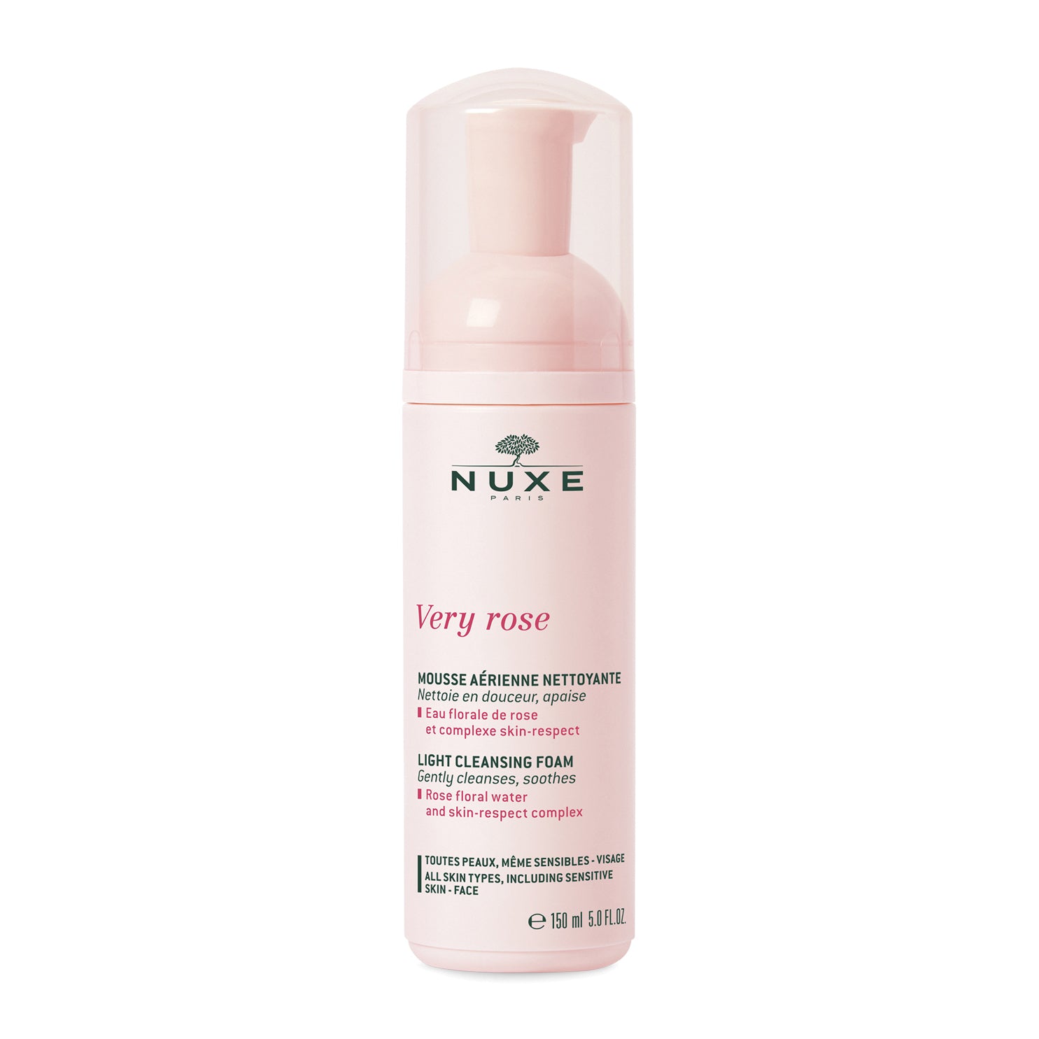Nuxe Very Rose Mousse Detergente Leggera 150ml