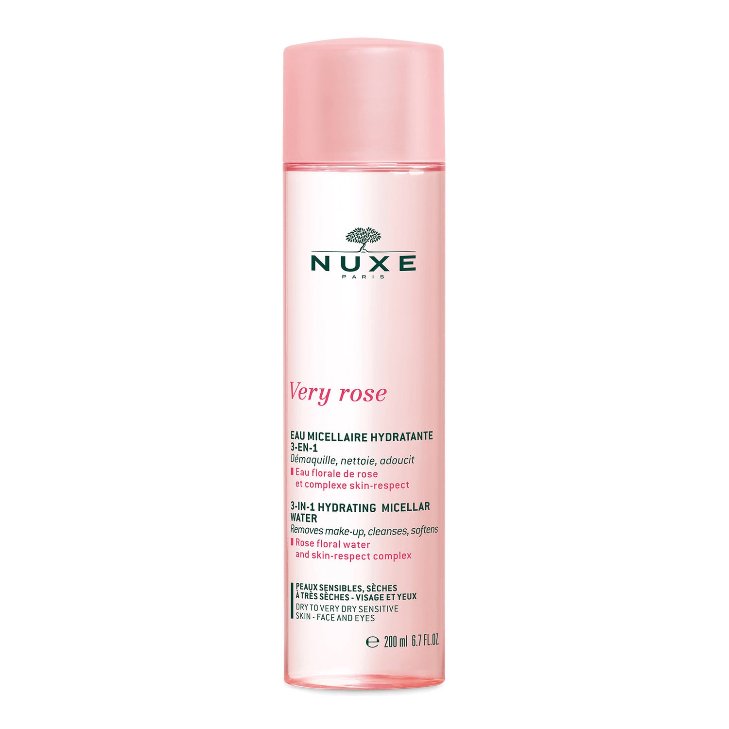 Nuxe Very Rose Acqua Micellare Idratante 3 In 1 Strucca Deterge E Lenisce 200ml