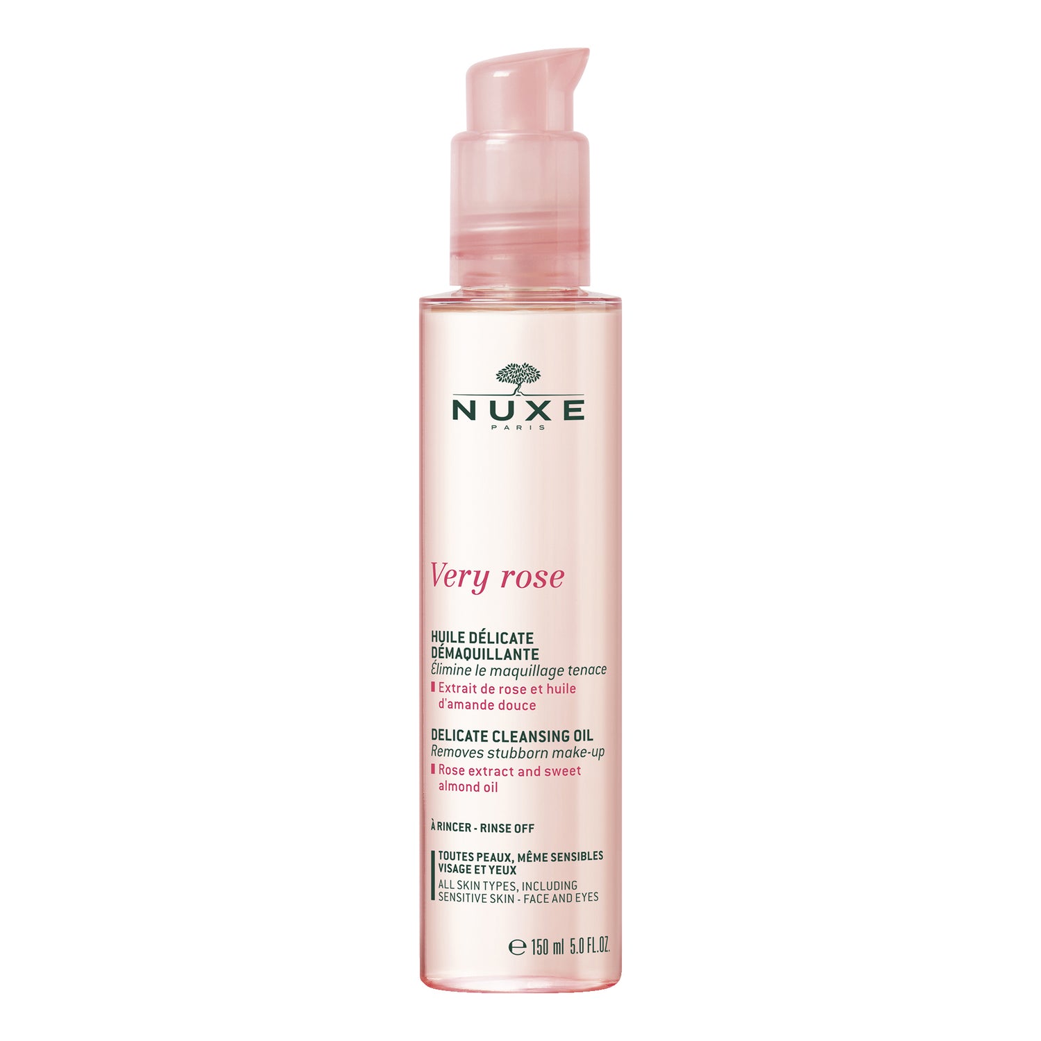 Nuxe Very Rose Olio Delicato Struccante 150 ml