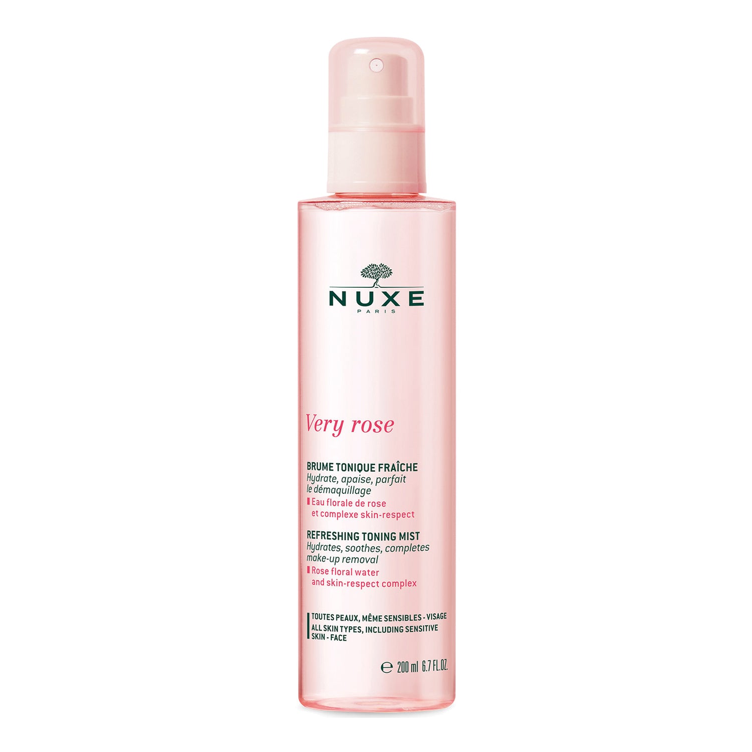 Nuxe Very Rose Brume Tonico Spray Fresco 200 ml