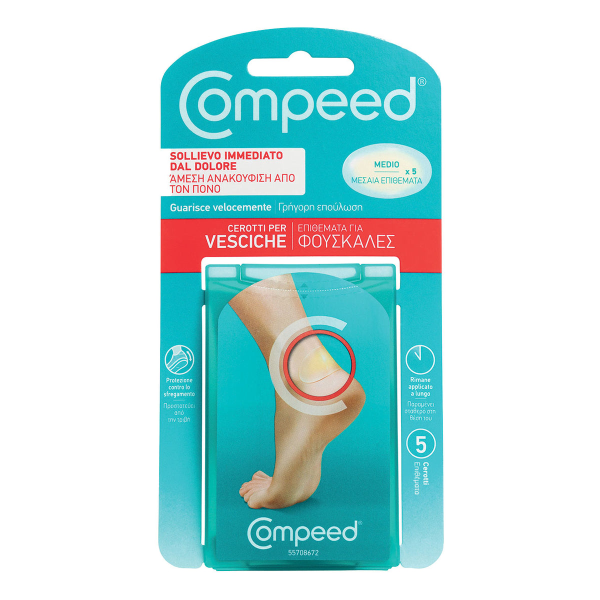 COMPEED VESCICHE MISTO 5PZ  