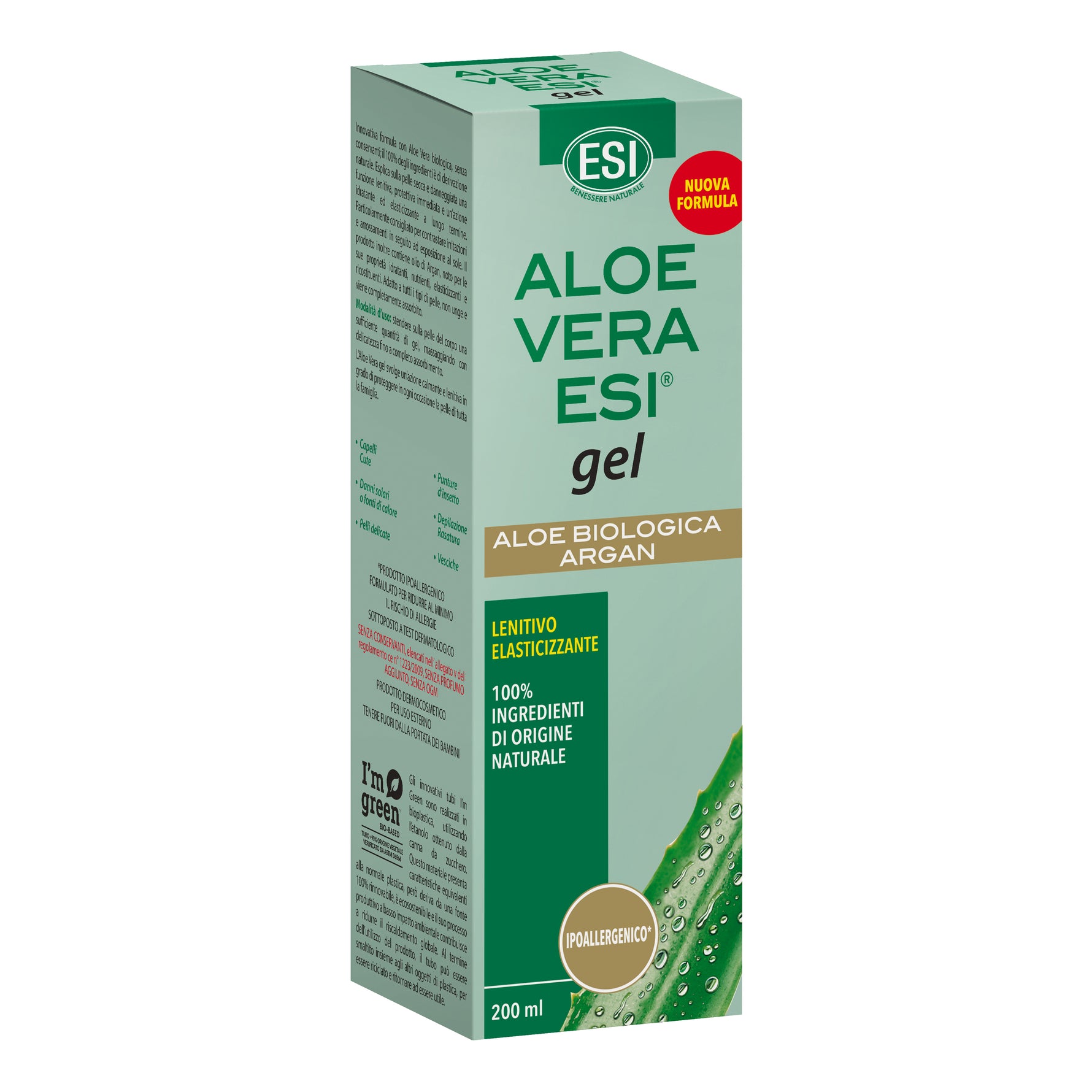 Esi Aloe Vera Gel Con Argan Tubo 200ml
