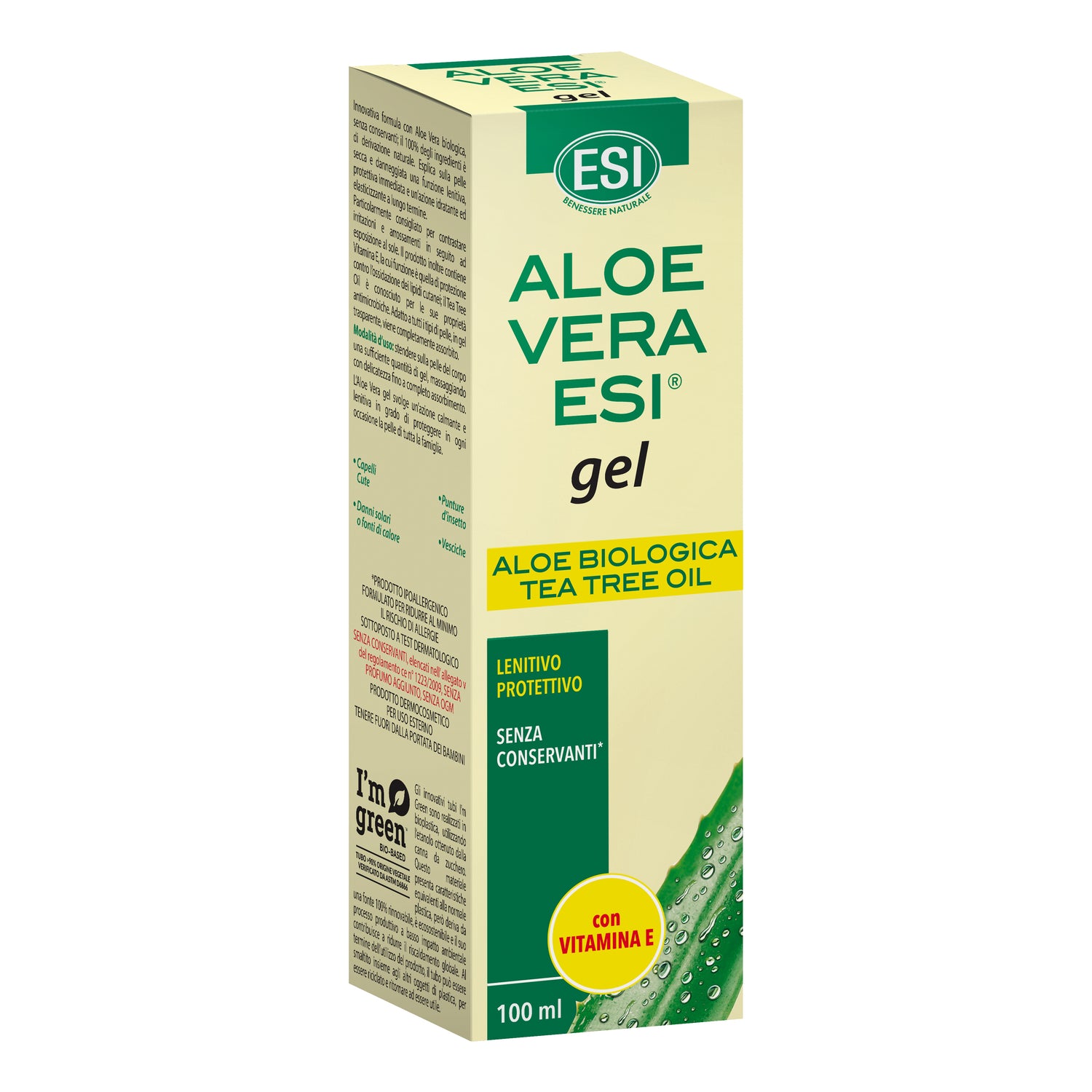 Esi Aloe Vera Esi Gel Vitamina E & Tea Tree Oil 100ml