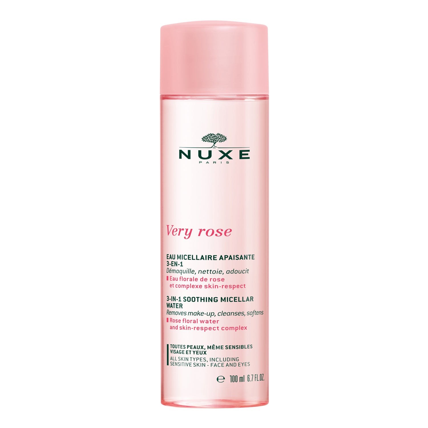 Nuxe Very Rose Acqua Micellare Idratante 3 In 1 Strucca Deterge E Lenisce 100ml