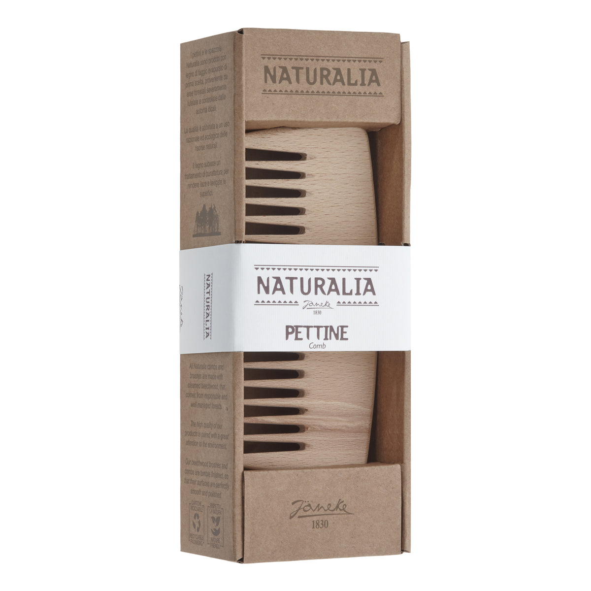 PETTINE RADO LEGNO NATURALIA  