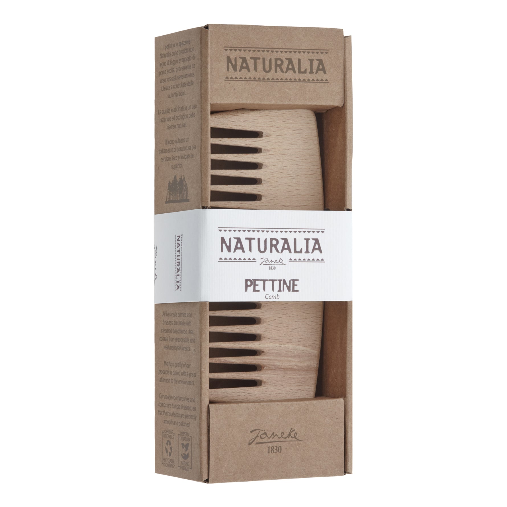 PETTINE RADO LEGNO NATURALIA
