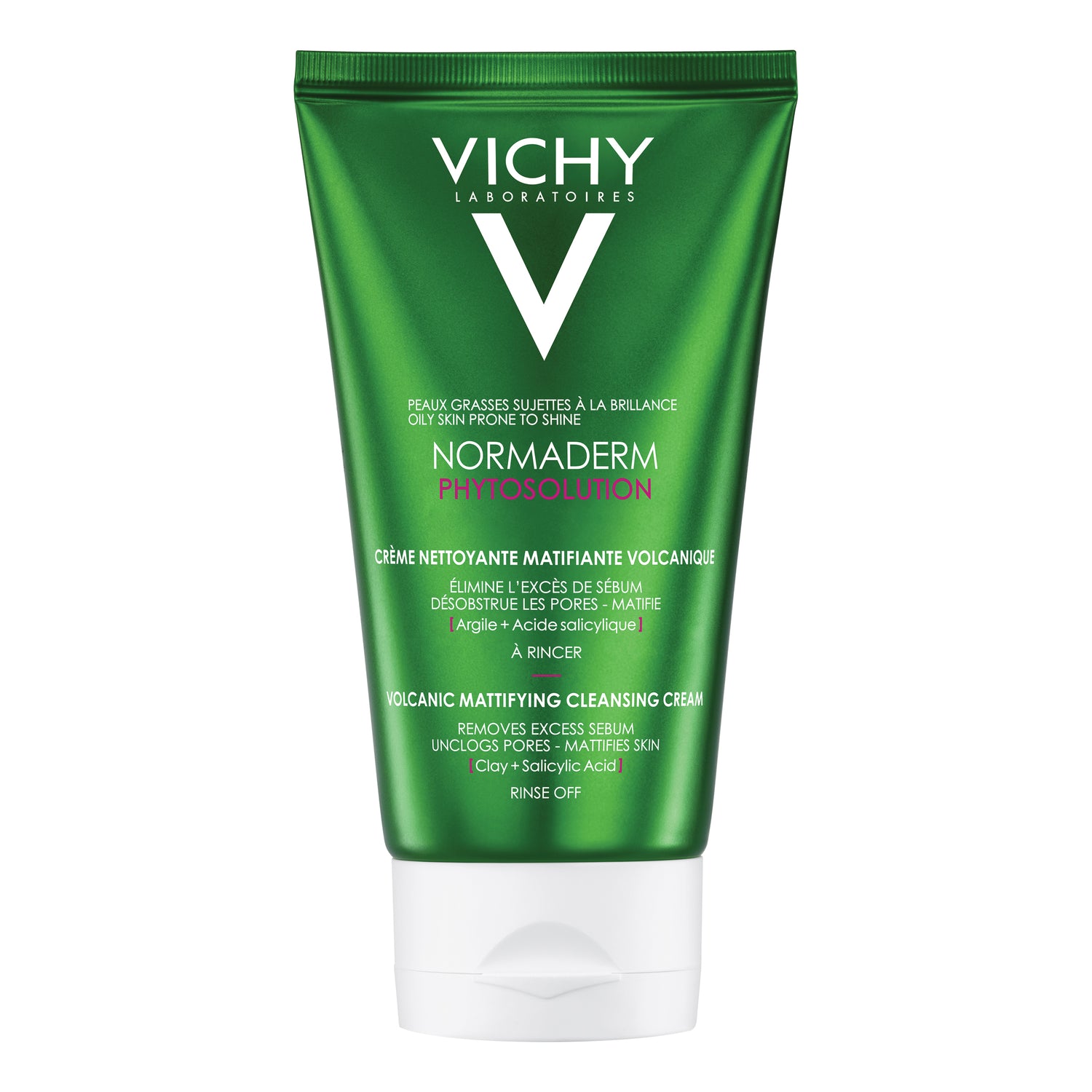 Vichy Normaderm Phytosolution Crema Detergente Viso Opacizzante All'Argilla 125ml