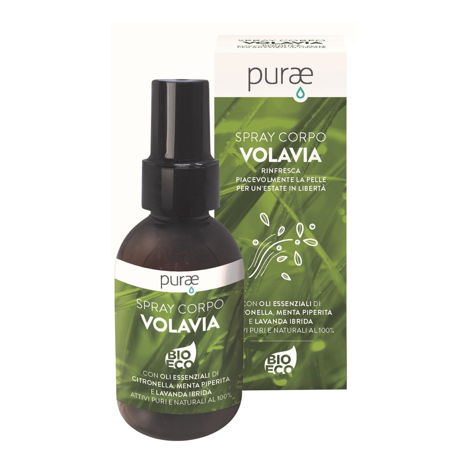 Purae Volavia Spray Corpo Anti-Zanzare 100ml